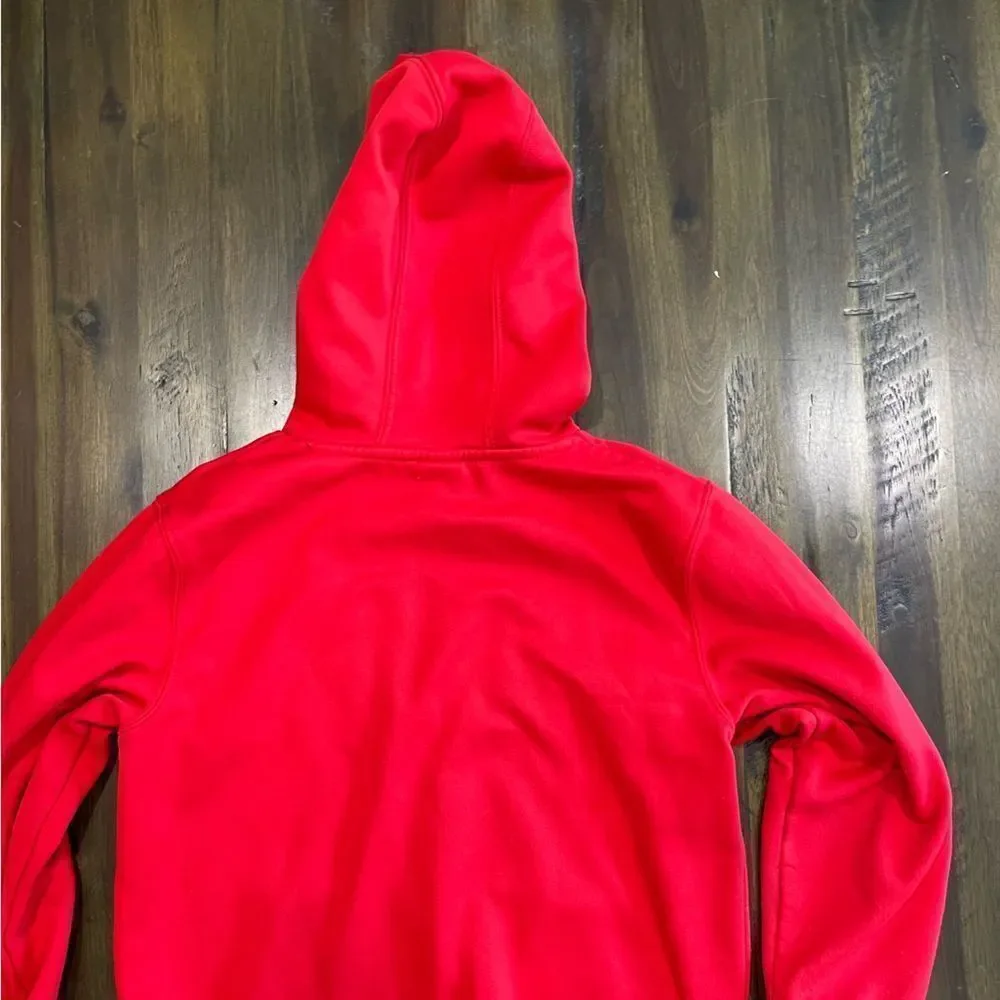 Puma Kids Hoodie Red and Black Fleece - Size S